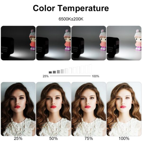 VLOGLITE W36 Mini Camera Phone Vlog LED Fill Light Portable Beauty Video Light - Image 7