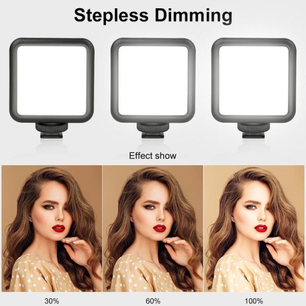 VLOGLITE W49S Adjustable Brightness Mini Beauty Video Light Photography Live Streaming LED Fill Light - Image 7