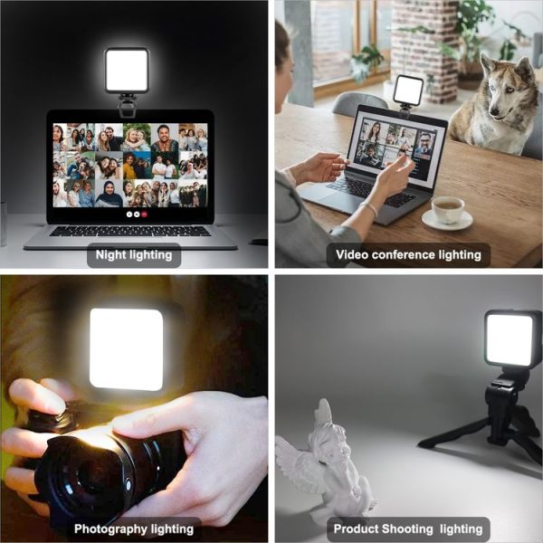 VLOGLITE W49S Adjustable Brightness Mini Beauty Video Light Photography Live Streaming LED Fill Light - Image 9