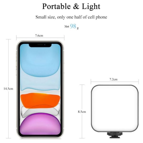VLOGLITE W64 For Live Broadcast / Video Conference Dimmable LED Fill Light - Image 3