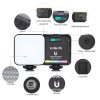 VLOGLITE W64RGB Dimmable RGB LED Pocket Fill Light 20 Modes Live Broadcast Video Light - Image 3