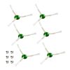 JUNSUNMAY 6pcs / Pack For iRobot I&E&J Series Sweeper Triangle Side Brush Replacement