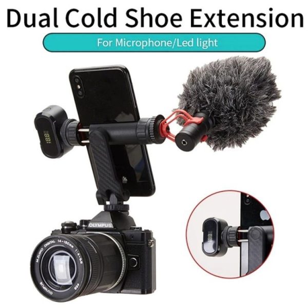 JMARY BH-05 360-Degree Rotating Mount Camera Holder Smartphone Clamp Bracket - Image 2
