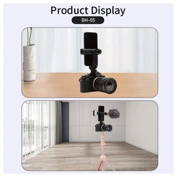 JMARY BH-05 360-Degree Rotating Mount Camera Holder Smartphone Clamp Bracket - Image 6