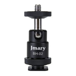 JMARY BH-02 360-Degree Rotating Tripod Ball Head 1 / 4 Screw Adapter