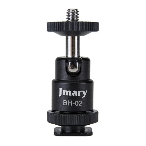 JMARY BH-02 360-Degree Rotating Tripod Ball Head 1 / 4 Screw Adapter