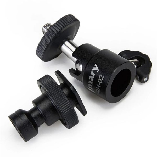 JMARY BH-02 360-Degree Rotating Tripod Ball Head 1 / 4 Screw Adapter - Image 3