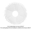 JUNSUNMAY 4pcs Washable Mop Pads Replacement for ECOVACS DEEBOT X1 Turbo / X2 Omni / T20 Pro (White) - Image 3