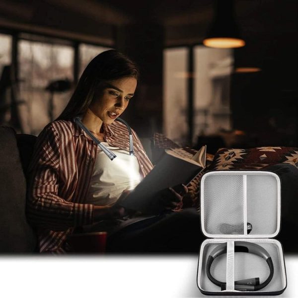 LED Neck Hands-free Reading Light Storage Package Outdoor Travel Protection Box - Image 6