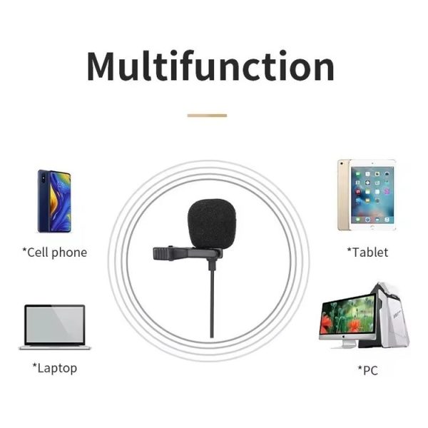 JMARY MC-R2 Interview Video Recording Mic Lavalier Type-C Port Wired Microphone, Length: 2m - Image 3