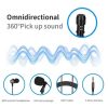JMARY MC-R5 Lavalier 3.5mm Port Wired Microphone With Sound Monitoring Earphone, Length: 3m - Image 2