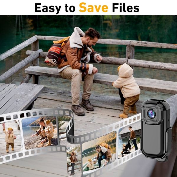 L11 Action Cam Sport DV Video Recording Pocket Camera 0.96 inch 1080P Mini Camera (White) - Image 3