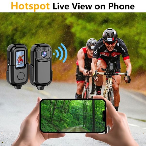 L11 Action Cam Sport DV Video Recording Pocket Camera 0.96 inch 1080P Mini Camera (White) - Image 6