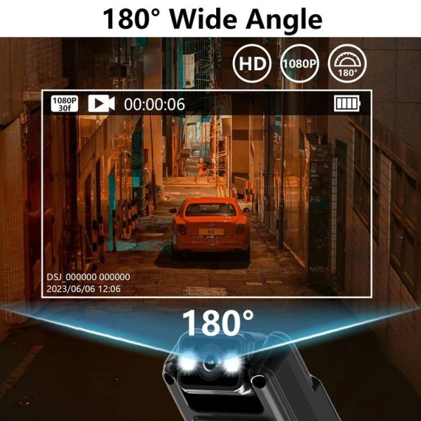 L12WIFI 180 Degrees Rotation Night Vision Camera Outdoor Sports Conference Video Recording Camera - Image 3