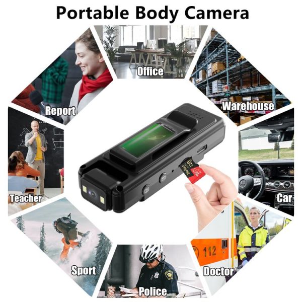 L12WIFI 180 Degrees Rotation Night Vision Camera Outdoor Sports Conference Video Recording Camera - Image 7