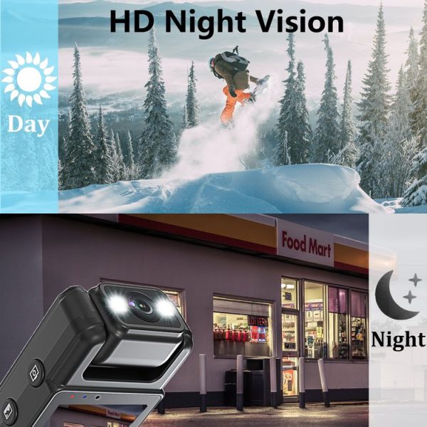 L12WIFI 180 Degrees Rotation Night Vision Camera Outdoor Sports Conference Video Recording Camera - Image 8