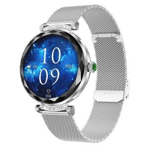 NX7 Pro 1.19 inch Color Screen Smart Watch, Support Heart Rate / Blood Pressure / Blood Oxygen Monitoring (Silver)