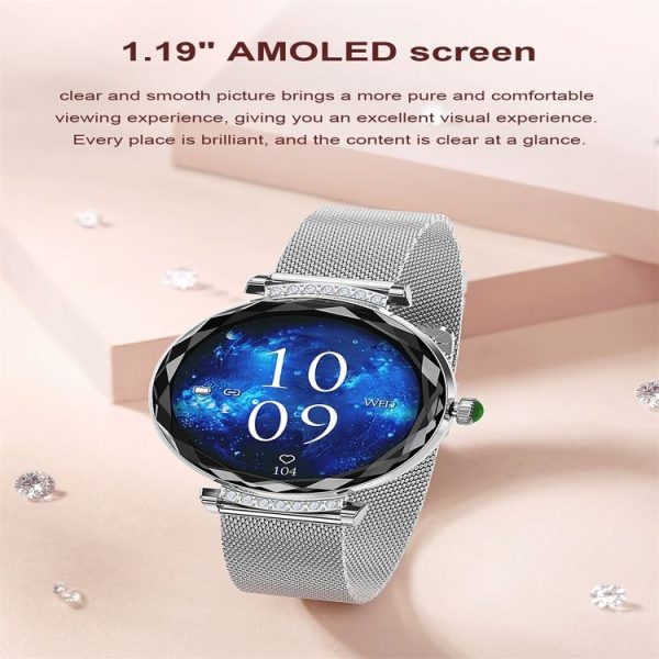 NX7 Pro 1.19 inch Color Screen Smart Watch, Support Heart Rate / Blood Pressure / Blood Oxygen Monitoring (Silver) - Image 7