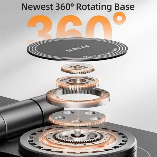 AS007-XS Adjustable Aluminum Alloy Desktop Phone Stand (Black) - Image 5