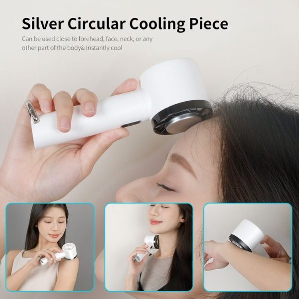 ENKAY Hat-Prince Handheld Mini Portable Cold Compress Cooling Fan (Blue) - Image 3