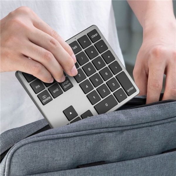 K-35 Computer Laptop Keyboard 35-Keys Tablet Accessories Bluetooth Keypad (Silver) - Image 6