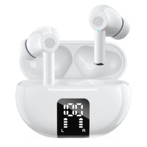 M10 Wireless Bluetooth Smart Voice Translator Headset Multiple Languages Translation Earphones (White)