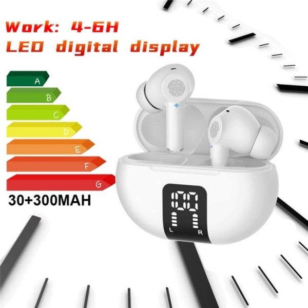 M10 Wireless Bluetooth Smart Voice Translator Headset Multiple Languages Translation Earphones (White) - Image 6