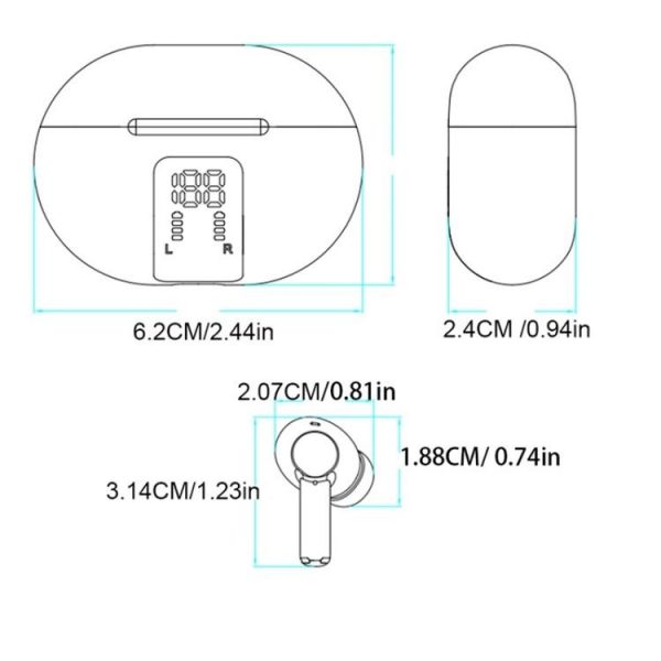 M10 Wireless Bluetooth Smart Voice Translator Headset Multiple Languages Translation Earphones (White) - Image 9