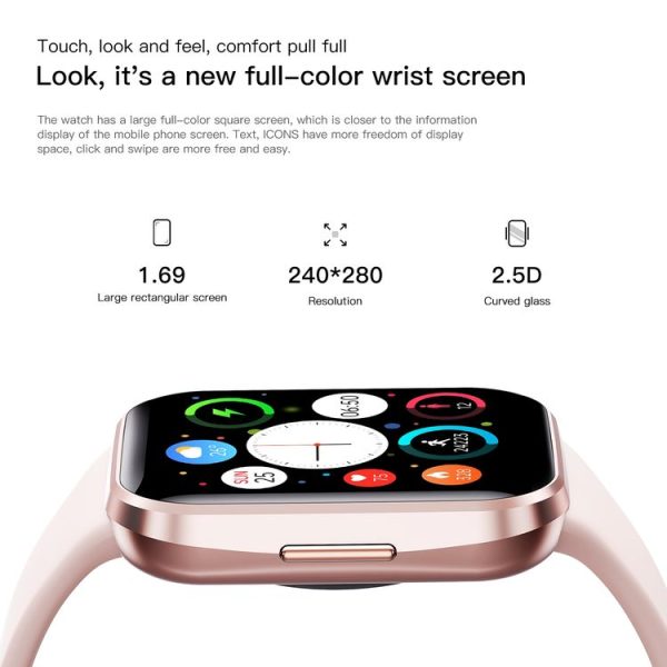 Q23 IP67 Waterproof Smart Bracelet Sport Fitness Tracker (Pink) - Image 9