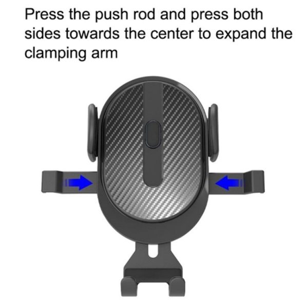 D23+CF Car Air Conditioning Outlet Navigation Mobile Phone Rotation Holder - Image 7