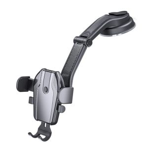 ES281 Car Dashboard Windshield Air Vent Suction Cup Phone Holder For 4-6.7 Inch Phone Mount