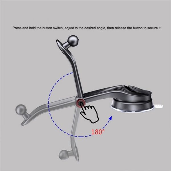 ES281 Car Dashboard Windshield Air Vent Suction Cup Phone Holder For 4-6.7 Inch Phone Mount - Image 6
