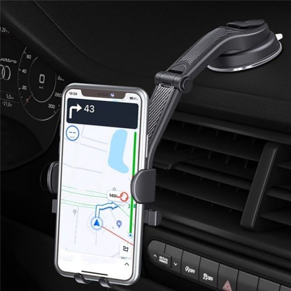 ES281 Car Dashboard Windshield Air Vent Suction Cup Phone Holder For 4-6.7 Inch Phone Mount - Image 8