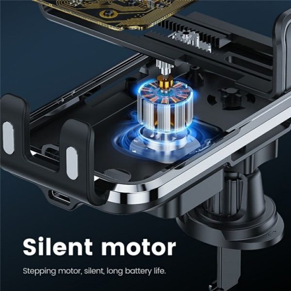 X11 15W Fast Charger Car Air Vent Hook Wireless Charger Intelligent Induction (Tarnish) - Image 5