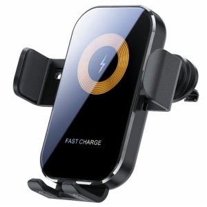 X12 Car Air Vent Touch Sensing Wireless Phone Charger Holder (Black)