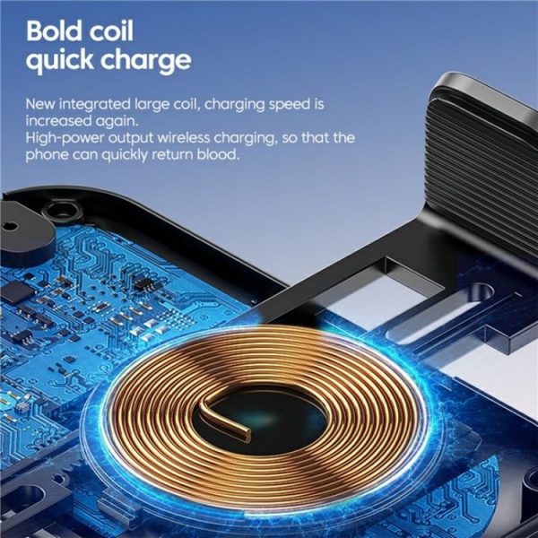 X12 Car Air Vent Touch Sensing Wireless Phone Charger Holder (Black) - Image 4