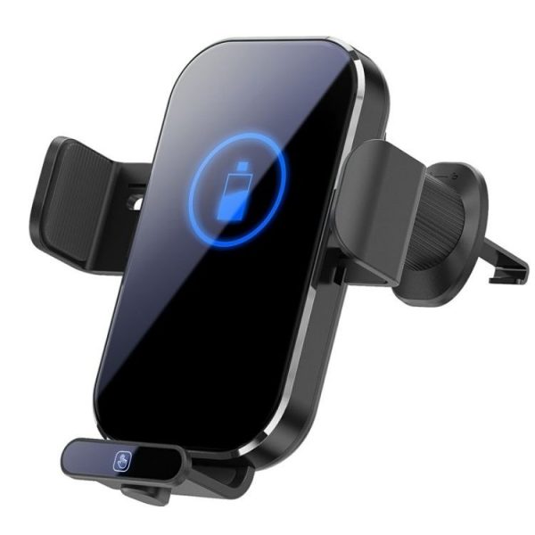 X10s Car Air Vent Hook 66W High Power Intelligent Induction Wireless Charger (Tarnish)