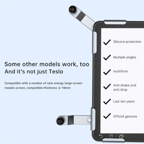 P10 For New Energy Vehicle Aluminum Alloy Screen Base Navigation Bracket - Image 4