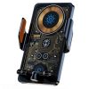 F18 With Infrared Sensor Phone Charging Aluminum Alloy Bracket Car Wireless Charger (Transparent Black)