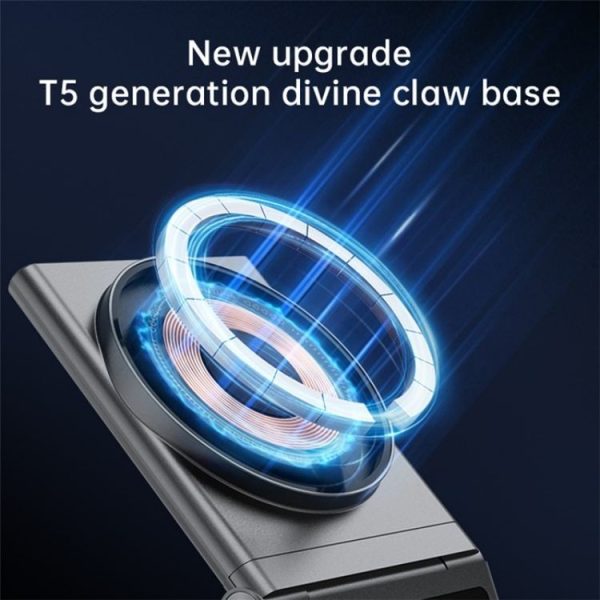 A7 Transparent Phone Charging Dock 15W Magnetic Wireless Charger for Tesla Model 3 / Y - Image 4