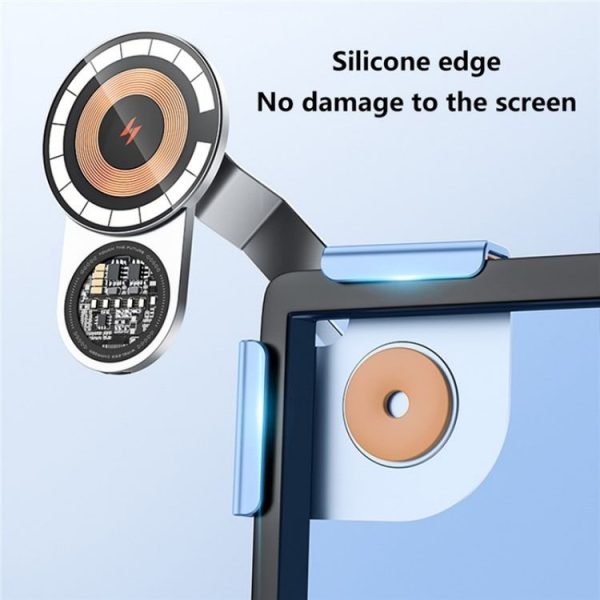 A8S 15W Wireless Charging New Energy Vehicle Navigation Bracket For Tesla Car Screen Base - Image 8