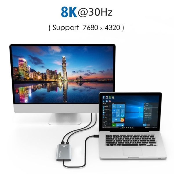 WAVLINK UTA21D DP 4K / 5K / 8K Video Thunderbolt 3 Type-C to Dual DisplayPort Adapter - Image 5