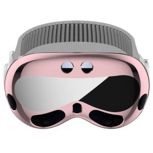 Apple Vision Pro Electroplated TPU Protective Case VR Glasses Accessories (Pink)