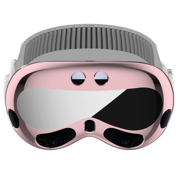 Apple Vision Pro Electroplated TPU Protective Case VR Glasses Accessories (Pink)