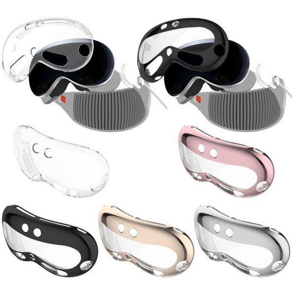 Apple Vision Pro Electroplated TPU Protective Case VR Glasses Accessories (Pink) - Image 3