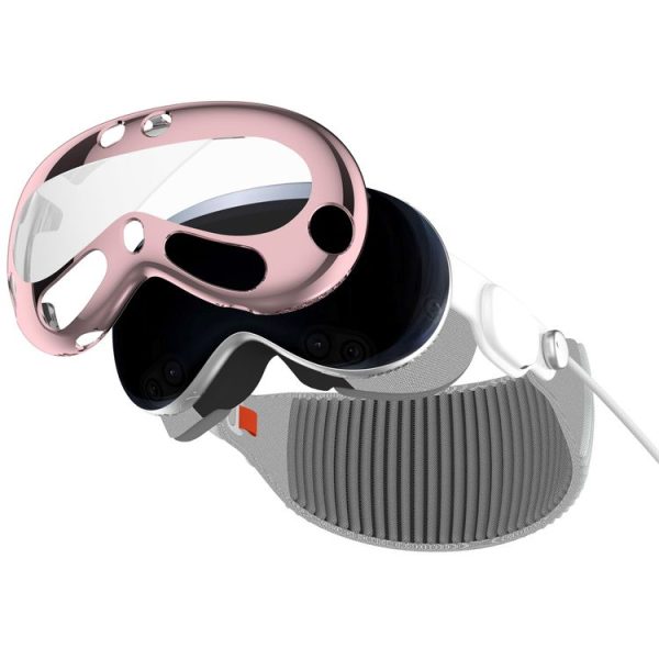 Apple Vision Pro Electroplated TPU Protective Case VR Glasses Accessories (Pink) - Image 6