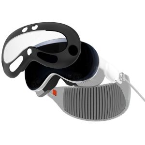 Apple Vision Pro PC+ Toughened Film Protective Cover VR Glasses Accessories (Black)