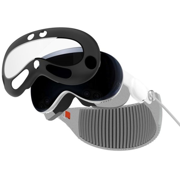 Apple Vision Pro PC+ Toughened Film Protective Cover VR Glasses Accessories (Black)