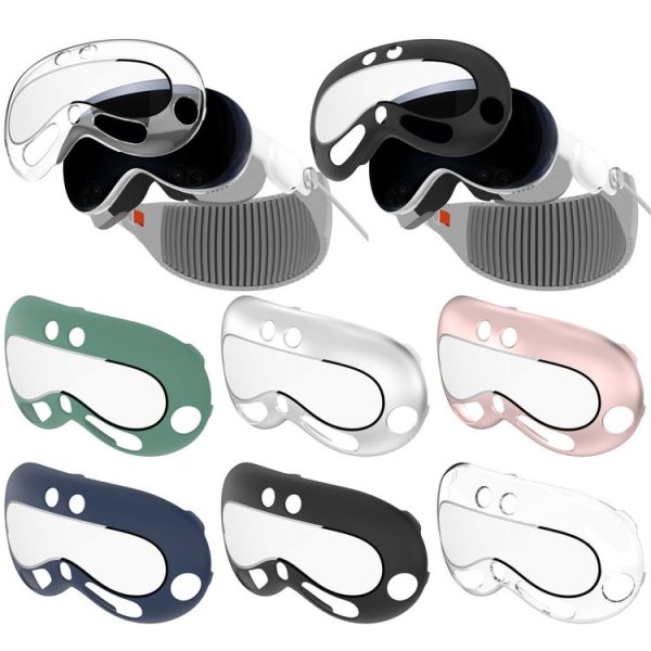 Apple Vision Pro PC+ Toughened Film Protective Cover VR Glasses Accessories (Black) - Image 3