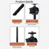 JMARY MT-29 Mini Extendable Live Streaming Desktop Tripod Selfie Stick Camera Phone Holder - Image 5